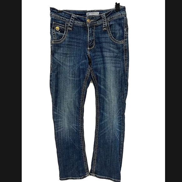 Lee Womens Jeans Slender Secret Lower On The Waist Size 6 Short - Picture 1 of 8